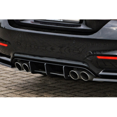 Kit pinne posteriori per diffusore  adatto solo per Touring BMW M3 F80 (Cod. IN-INE-10310045MRT-ABS)
