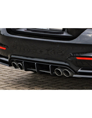 Kit pinne posteriori per diffusore  adatto solo per Touring BMW M4 F82/F83 (Cod. IN-INE-10310045MRT-