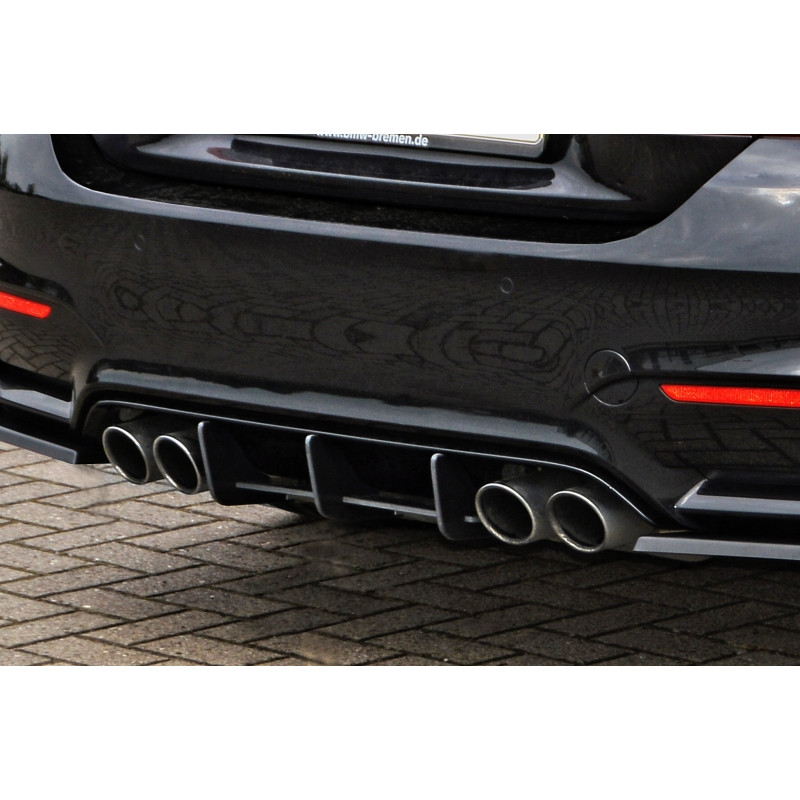 Kit pinne posteriori per diffusore  adatto solo per Touring BMW M4 F82/F83 (Cod. IN-INE-10310045MRT-