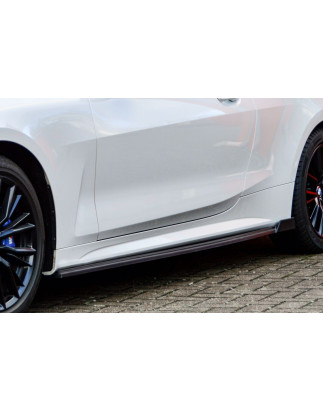 Set minigonne con flaps laterali posteriori BMW 4er G22 + G23 (Cod. IN-INE-10310050BWH-ABS-C)