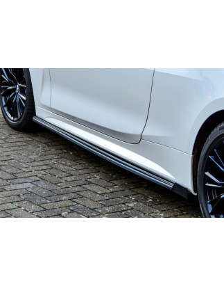 Set minigonne con flaps laterali posteriori BMW 4er G22 + G23 M440i+M440D (Cod. IN-INE-10310050BWH-A