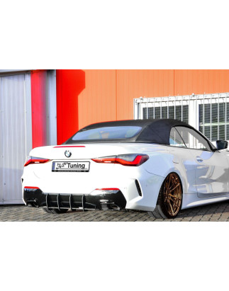 Estrattore posteriore race look mit 4 Finnen  BMW 4er G22 + G23 M440i+M440D (Cod. IN-INE-10310945BRT