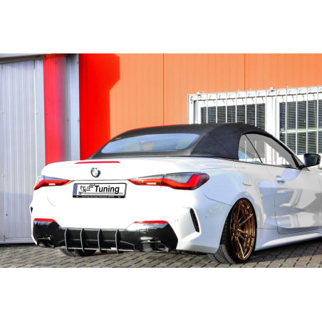 Estrattore posteriore race look mit 4 Finnen  BMW 4er G22 + G23 M440i+M440D (Cod. IN-INE-10310945BRT