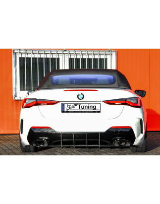 Estrattore posteriore race look mit 4 Finnen  BMW 4er G22 + G23 M440i+M440D (Cod. IN-INE-10310945BRT