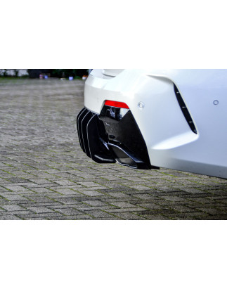 Estrattore posteriore race look mit 4 Finnen  BMW 4er G22 + G23 M440i+M440D (Cod. IN-INE-10310945BRT