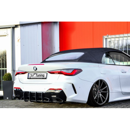 Estrattore posteriore race look mit 6 Finnen  BMW 4er G22 + G23 M440i+M440D (Cod. IN-INE-10310945BRT