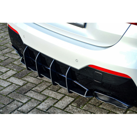 Estrattore posteriore race look mit 6 Finnen  BMW 4er G22 + G23 M440i+M440D (Cod. IN-INE-10310945BRT