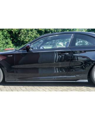Set minigonne laterali Cup look con flaps BMW 1er E82//88 (Cod. IN-INE-10320050BM-W-ABS)