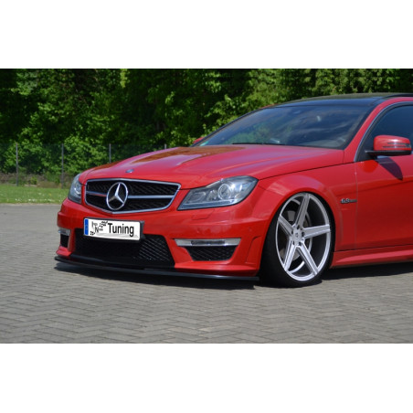 Spoiler paraurti anteriore in abs MercedesBenz C63 AMG 204 (Cod. IN-INE-10350031-ABS-C)