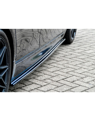 Set minigonne laterali Cup look BMW 5er F10 + F11 (Cod. IN-INE-10350050-EBM-FBM-ABS-C)