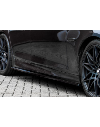 Set minigonne laterali Cup look BMW 5er F10 + F11 (Cod. IN-INE-10350050-EBM-FBM-ABS-G)