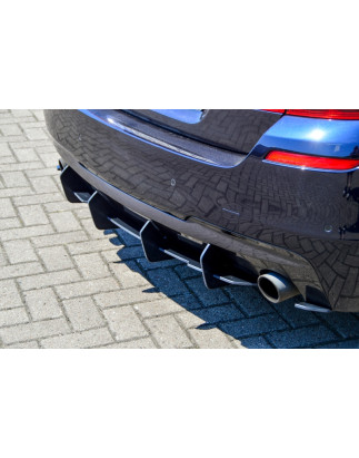 er Racing Sottoparaurti posteriore race look con pinne solo per  per Modell 535i / d mit M-Packet BM
