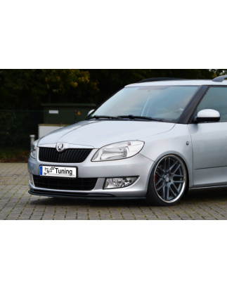 Spoiler paraurti anteriore in abs  Skoda Fabia II  Facelift (Cod. IN-INE-10400031-ABS)