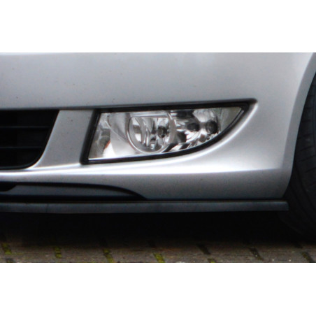 Spoiler paraurti anteriore in abs  Skoda Fabia II  Facelift (Cod. IN-INE-10400031-ABS-G)