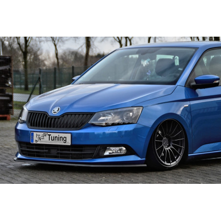 Spoiler paraurti anteriore in abs  Skoda Fabia III  NJ (Cod. IN-INE-10400031B-ABS-G)