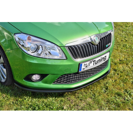 Spoiler paraurti anteriore in abs  Skoda Fabia RS II (Cod. IN-INE-10400031RS-ABS-C)