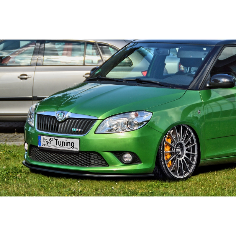 Spoiler paraurti anteriore in abs  Skoda Fabia RS II (Cod. IN-INE-10400031RS-ABS-G)