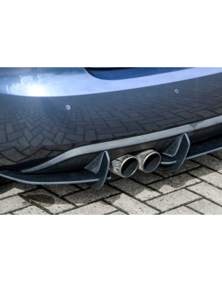 Sottoparaurti posteriore race look con flaps Skoda Fabia RS II 5J (Cod. IN-INE-10400045RSRT-ABS)