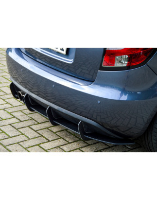 Sottoparaurti posteriore race look con flaps Skoda Fabia RS II 5J (Cod. IN-INE-10400045RSRT-ABS-2)