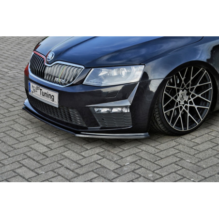 Spoiler paraurti anteriore in abs  Skoda Octavia RS 5E (Cod. IN-INE-10410031CRS-ABS-C)