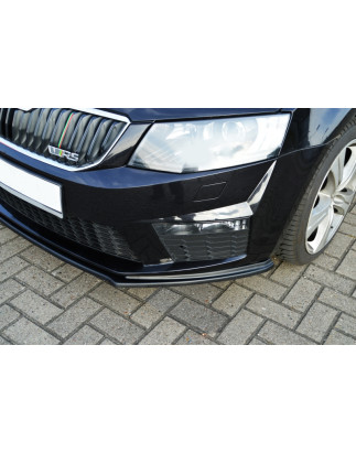 Spoiler paraurti anteriore in abs  Skoda Octavia RS 5E (Cod. IN-INE-10410031CRS-ABS-C)