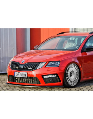 Spoiler paraurti anteriore in abs  Skoda Octavia RS 5E (Cod. IN-INE-10410031DRS-ABS-C)