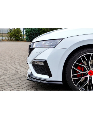 Spoiler paraurti anteriore in abs  Skoda Octavia RS NX Combi (Cod. IN-INE-10410031ERS-ABS-G)