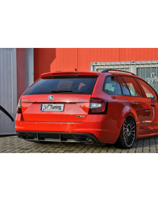 Sottoparaurti posteriore race look con flaps Skoda Octavia RS 5E (Cod. IN-INE-10410045DRSRT-ABS)
