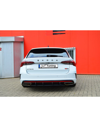 Sottoparaurti posteriore race look con flaps Skoda Octavia RS NX Combi (Cod. IN-INE-10410045ERSRT-AB