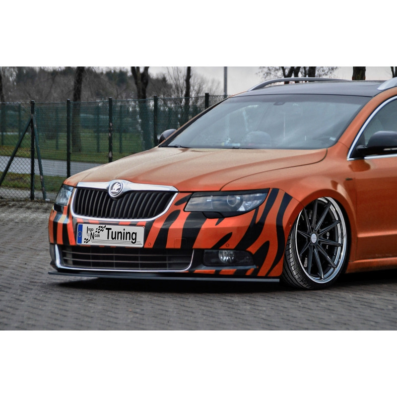 Spoiler paraurti anteriore in abs  Skoda Superb 2   3T  (Cod. IN-INE-10420031-ABS)