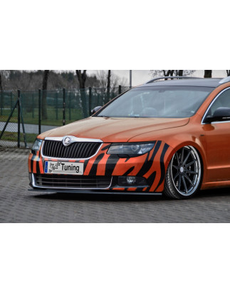 Spoiler paraurti anteriore in abs  Skoda Superb 2   3T  (Cod. IN-INE-10420031-ABS-C)