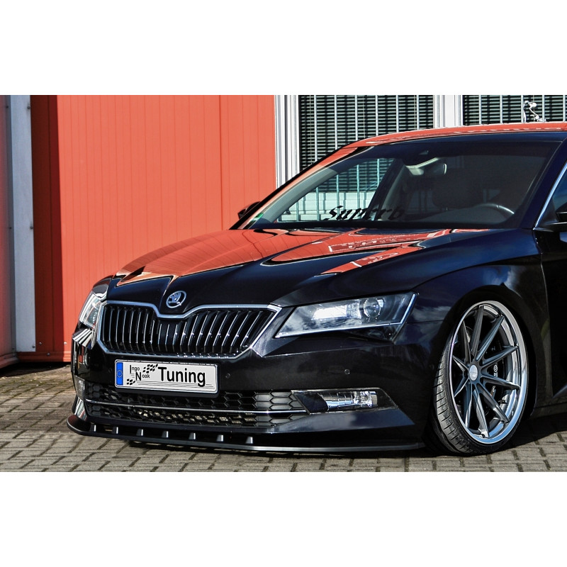 Spoiler paraurti anteriore in abs  Skoda Superb 3   3T/3V (Cod. IN-INE-10420031C-ABS-C)