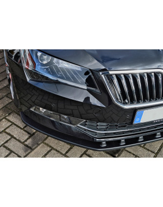 Spoiler paraurti anteriore in abs  Skoda Superb 3   3T/3V (Cod. IN-INE-10420031C-ABS-C)