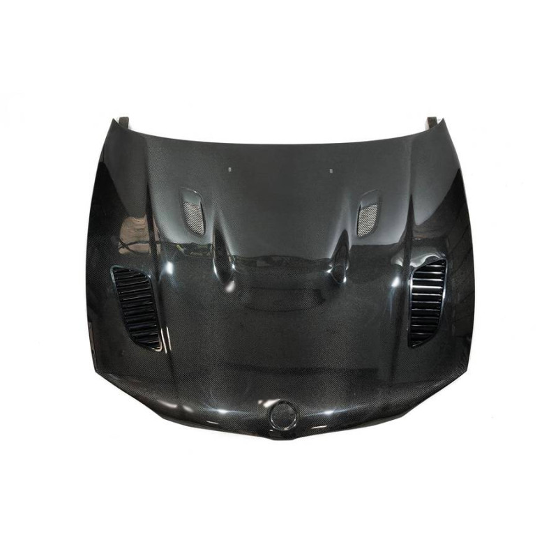 Cofano Carbonio BMW E81 / E82 / E87 / E88 Look M3 GTR 4 Prese (Cod. E-TCB4162)