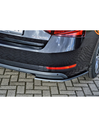 Sottoparaurti posteriori laterali  ABS  ( deve essere accorciato se lo scarico é a vista ) Skoda Su