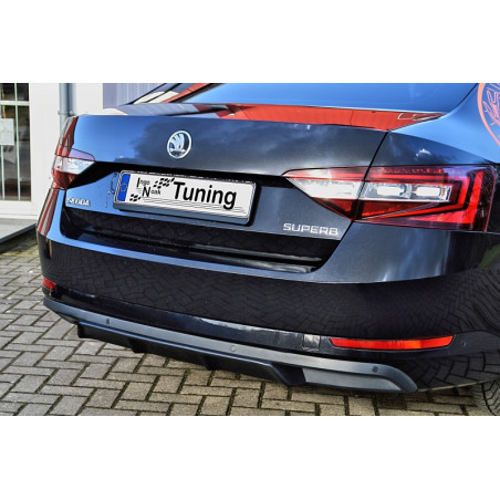 Diffusore posteriore solo per veicoli mit sichtbaren Endrohren Skoda Superb 3   3T/3V (Cod. IN-INE-1