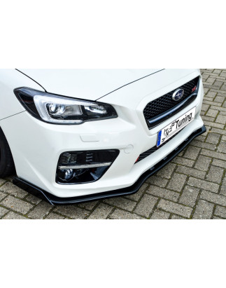 Spoiler paraurti anteriore in abs con flaps laterali Subaru Impreza WRX STI (V1 + VAF) (Cod. IN-INE-