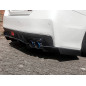 er Racing Sottoparaurti posteriore incl. flaps laterali con pinne   Subaru Impreza WRX STI (V1 + VAF
