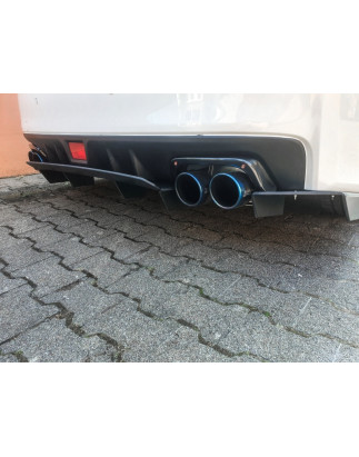 er Racing Sottoparaurti posteriore incl. flaps laterali con pinne   Subaru Impreza WRX STI (V1 + VAF