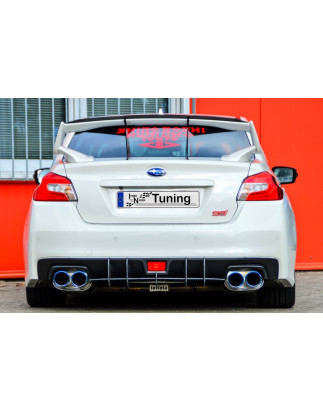 er Racing Sottoparaurti posteriore con pinne   Subaru Impreza WRX STI (V1 + VAF) (Cod. IN-INE-104500
