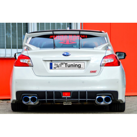 er Racing Sottoparaurti posteriore con pinne   Subaru Impreza WRX STI (V1 + VAF) (Cod. IN-INE-104500