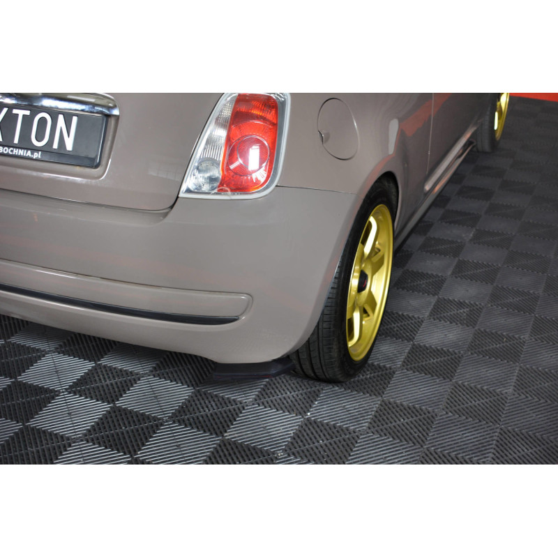 Splitters posteriori laterali Fiat 500 (Cod. M-FI-500-RSD1G)