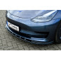 Spoiler paraurti anteriore in abs  Tesla Model 3 + Performance (Cod. IN-INE-10800031-ABS-C)