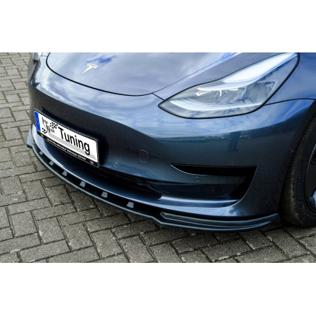 Spoiler paraurti anteriore in abs  Tesla Model 3 + Performance (Cod. IN-INE-10800031-ABS-G)