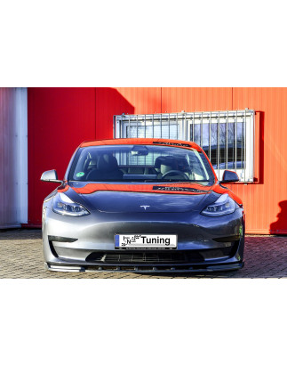 Spoiler paraurti anteriore in abs con flaps laterali Tesla Model 3 + Performance (Cod. IN-INE-108000