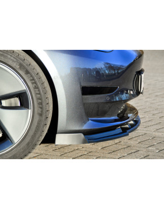 Spoiler paraurti anteriore in abs con flaps laterali Tesla Model 3 + Performance (Cod. IN-INE-108000
