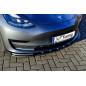 Spoiler paraurti anteriore in abs con flaps laterali Tesla Model 3 + Performance (Cod. IN-INE-108000