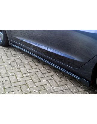 Set minigonne sottoporta con flaps anteriori e posteriori  Tesla Model 3 + Performance (Cod. IN-INE-