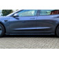 Set minigonne sottoporta con flaps anteriori e posteriori  Tesla Model 3 + Performance (Cod. IN-INE-
