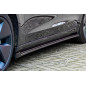 Set minigonne sottoporta con flaps anteriori Tesla Model 3 + Performance (Cod. IN-INE-10800050-ABS(W